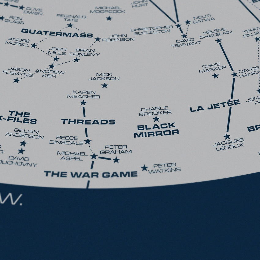 Science Fiction Star Chart - Original Open Edition