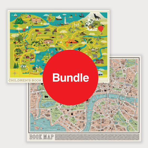 Maps: Special Offer Bundle - Book Map & Children's Book Map