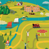 Children's Book Map Poster