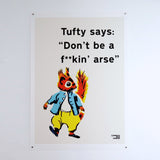 Tutty says poster