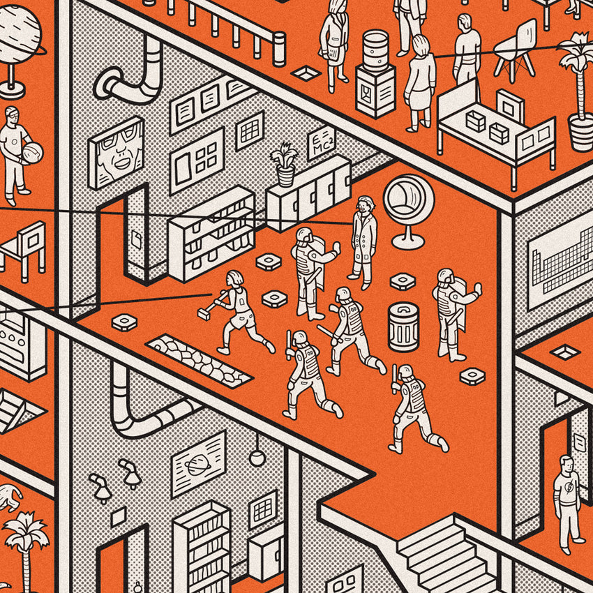 Inside an Apple Mac Poster