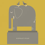 Rock 'N' Roll Zoo: Elephant Stone - 12" Print