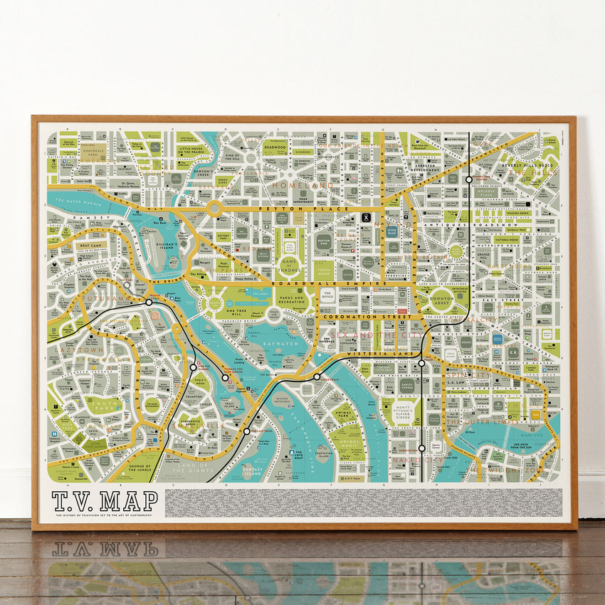 TV Map - Original Open Edition