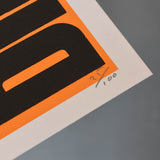 Anthony Burrill - Be Yourself Be Different Signed Limited Edition