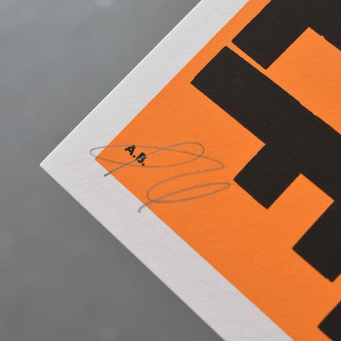 Anthony Burrill - Be Yourself Be Different Signed Limited Edition