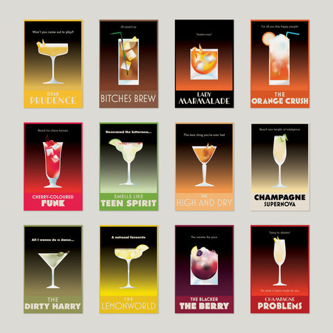 Dorothy Rocktails: Recipe Cards