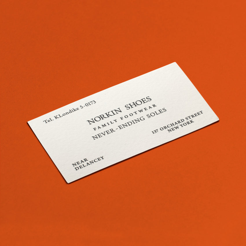 Business as Unusual: Individual Calling Card - Marty Supreme