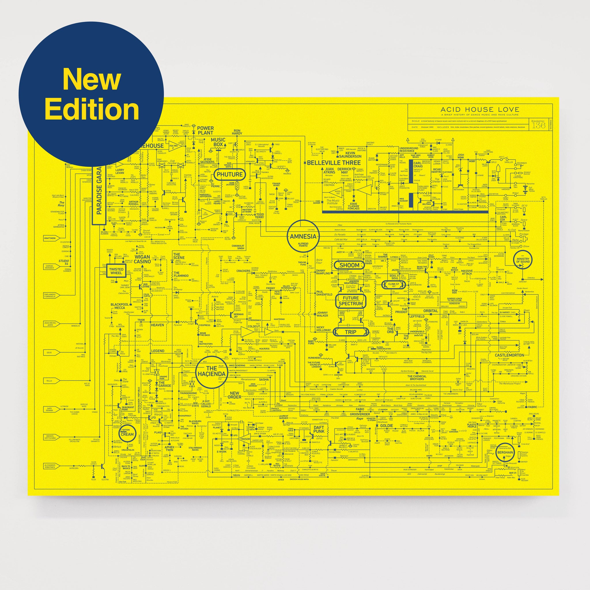Acid House Love Blueprint - A History of Dance Music and Rave Culture - Summer of Love Edition