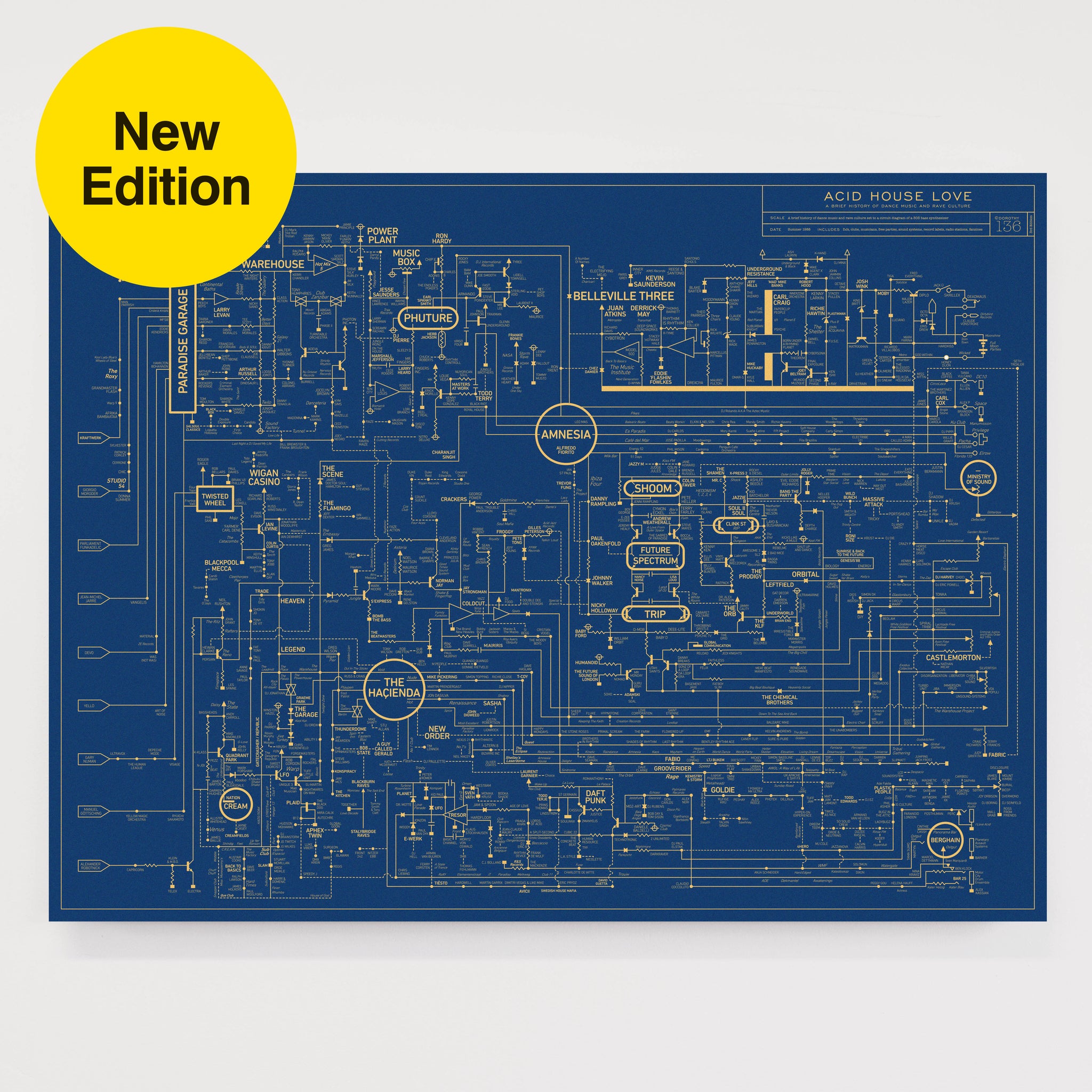 Acid House Love Blueprint - A History of Dance Music and Rave Culture