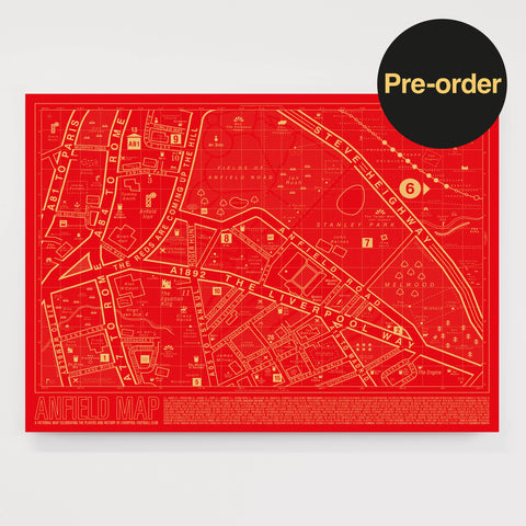 Anfield Map - Original Open Edition