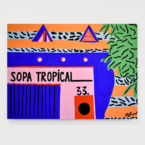 Sopa Tropical - Original Acrylic Painting