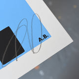 Anthony Burrill - Joy! Pure Joy! (Blue) Signed Limited Edition