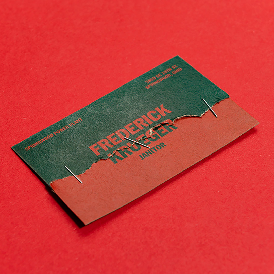 Business as Unusual: Individual Calling Card - Freddy Krueger