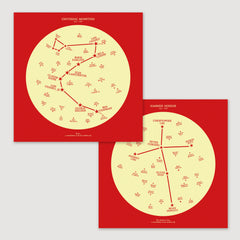 Mini Horror Star Charts - Glow in the Dark Special Editions