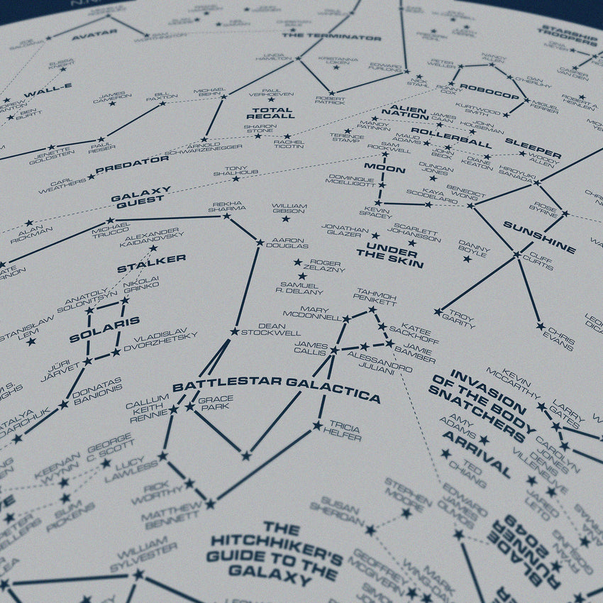 Science Fiction Star Chart - Original Open Edition