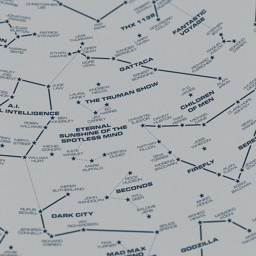 Science Fiction Star Chart - Original Open Edition