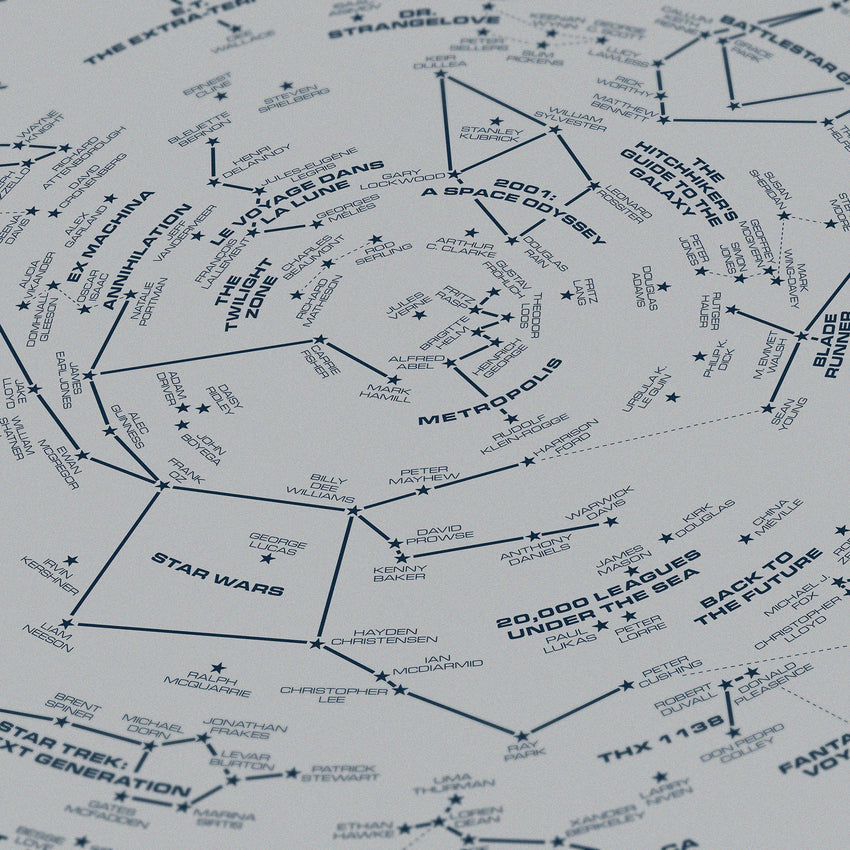 Science Fiction Star Chart - Original Open Edition
