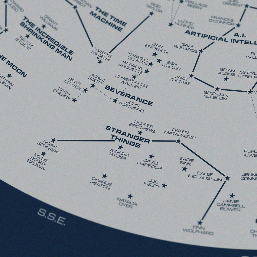 Science Fiction Star Chart - Original Open Edition