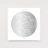 Mini Science Fiction Star Charts - Reflective Silver Special Editions