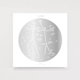 Mini Science Fiction Star Charts - Reflective Silver Special Editions