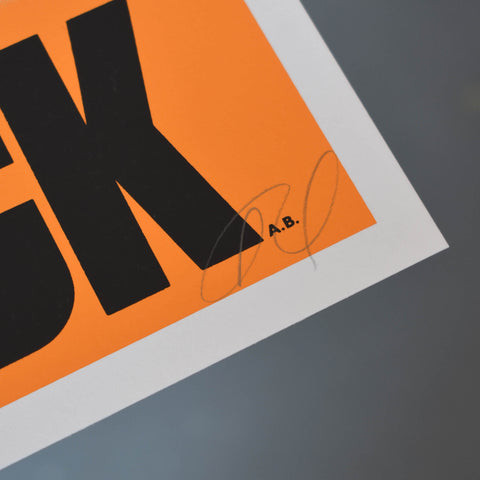 Anthony Burrill - Give the Joy Back Signed Limited Edition