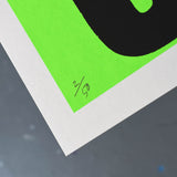Anthony Burrill - Joy! Pure Joy! (Green) Signed Limited Edition