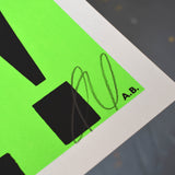 Anthony Burrill - Joy! Pure Joy! (Green) Signed Limited Edition