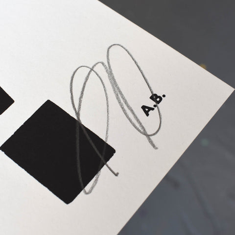 Anthony Burrill - Joy! Pure Joy! (Black & White) Signed Limited Edition