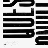 Anthony Burrill - Question Everything Open Edition