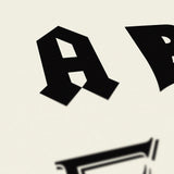 Alphabet of Rock - Original Open Edition