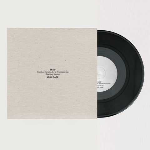 Remixed 12″ of John Cage’s seminal 1952 composition sleeve front