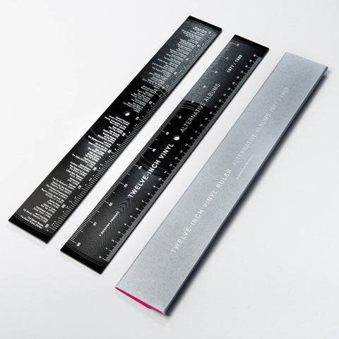 Twelve-Inch Vinyl Record Ruler: Alternative Albums 1977-1989