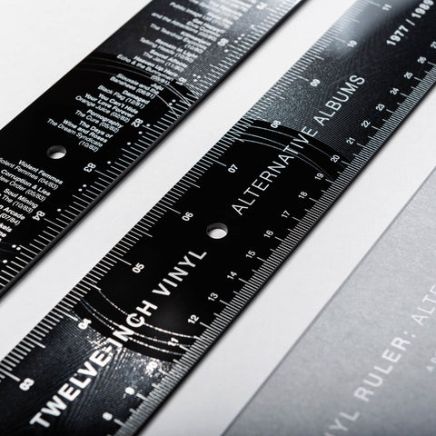 Twelve-Inch Vinyl Record Ruler: Alternative Albums 1977-1989