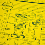 acid house music artwork closeup