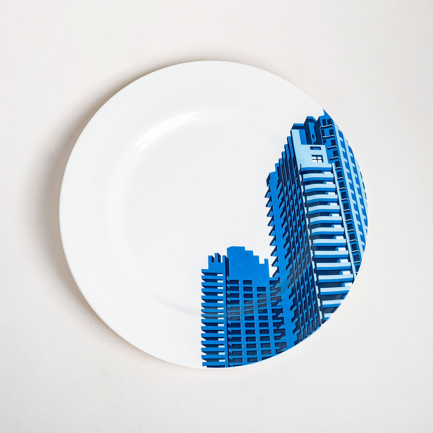 Barbican Towers Printed Plate