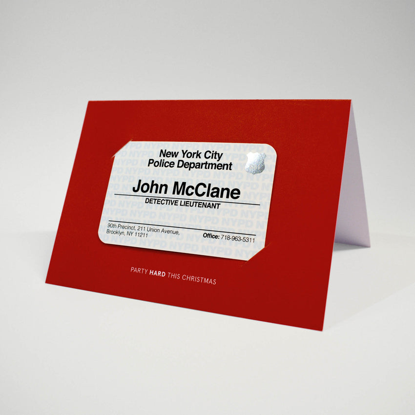 John McClane - Die Hard Christmas Card