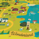 imaginary map which is inspired by the stories from some of our favourite kids books