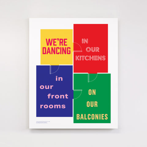 Dancing at Home Print by Emma Warren & Dorothy
