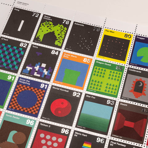 Stamp Sheets: Classic Video Games
