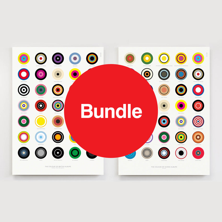 Colour Charts: Special Offer Bundle - Iconic & British Albums