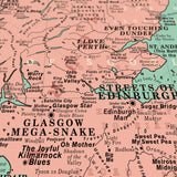 U.K. and Ireland Song Map - Open Edition