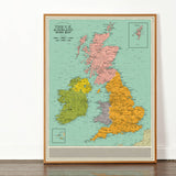 U.K. and Ireland Song Map - Open Edition