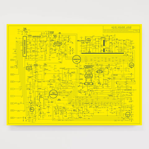 acid house music artwork print