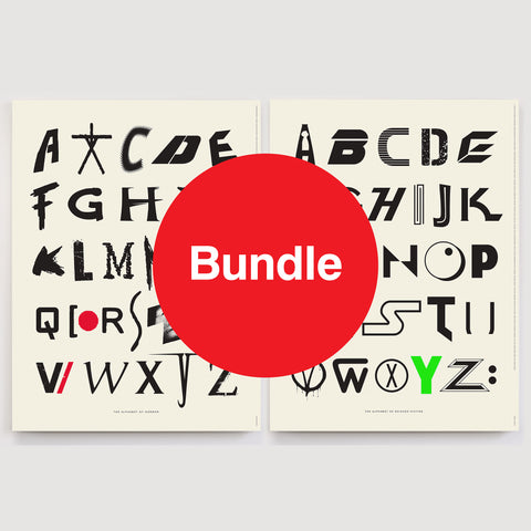 Film Alphabets Prints Special Offer Bundle