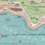 Book Map Poster