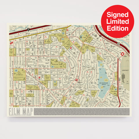 Film Map - Signed Limited Edition