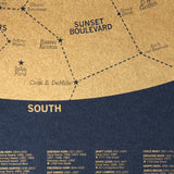 Constellation chart based on the night sky over Los Angeles on October 6th 1927