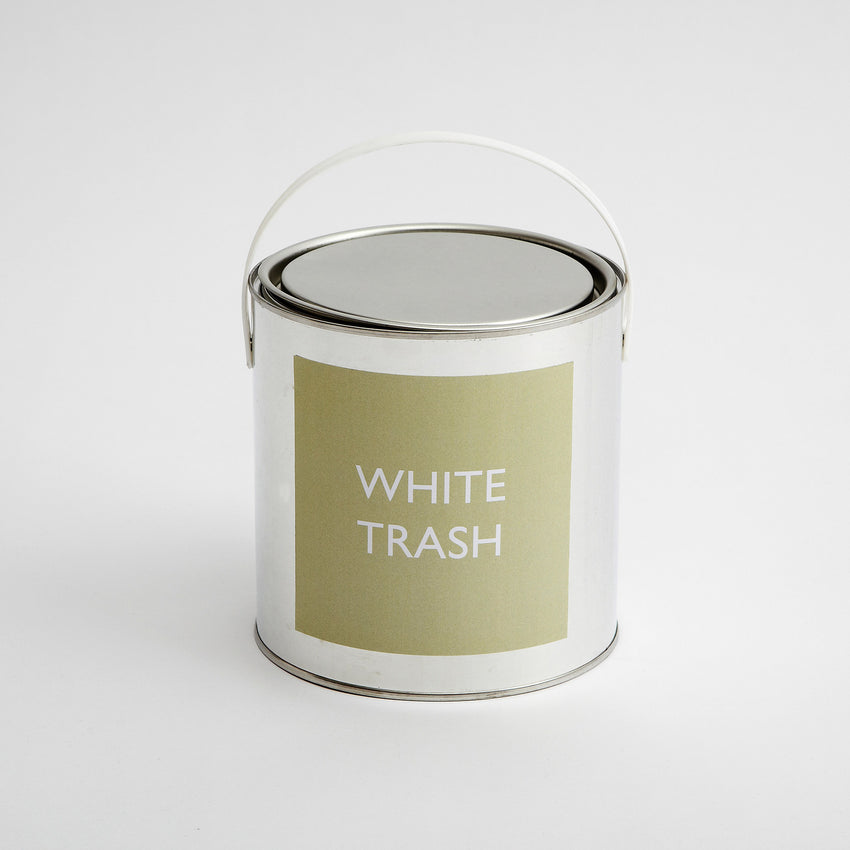 White Trash Paint Tin Art