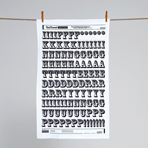 My Type of Tea Towel: Frilly Knickers Sans