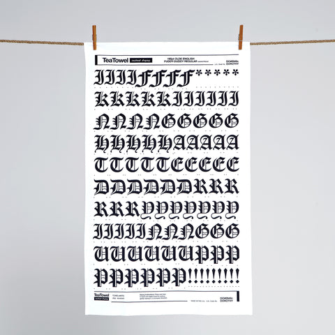 My Type of Tea Towel: Fuddy-Duddy Regular